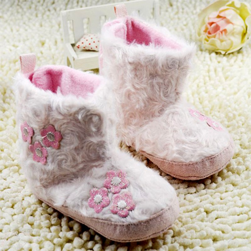 cute_rosette_baby_warm_boots