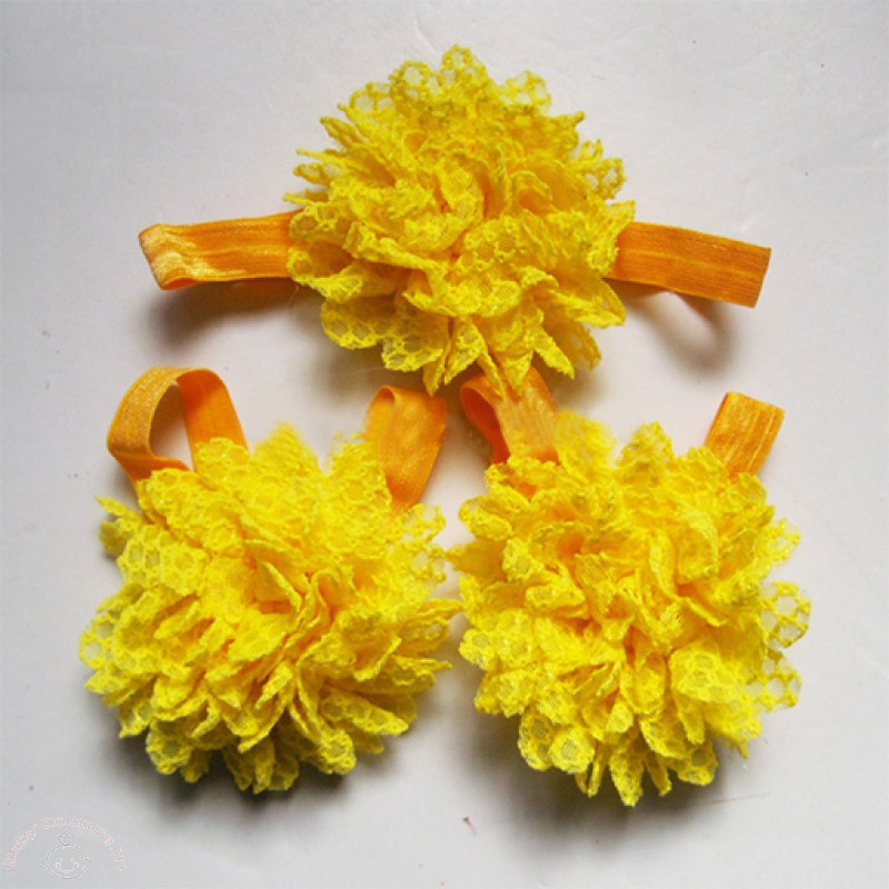 yellow_ruffled_toe_bloom_headband_set