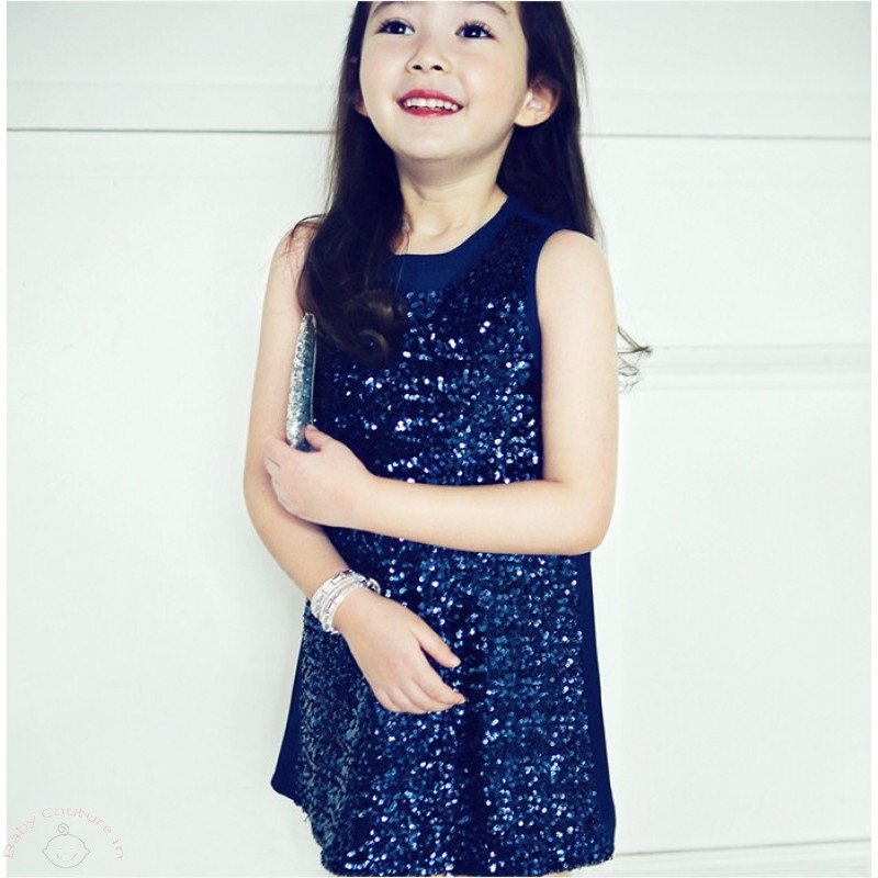 little girl sequin party dress