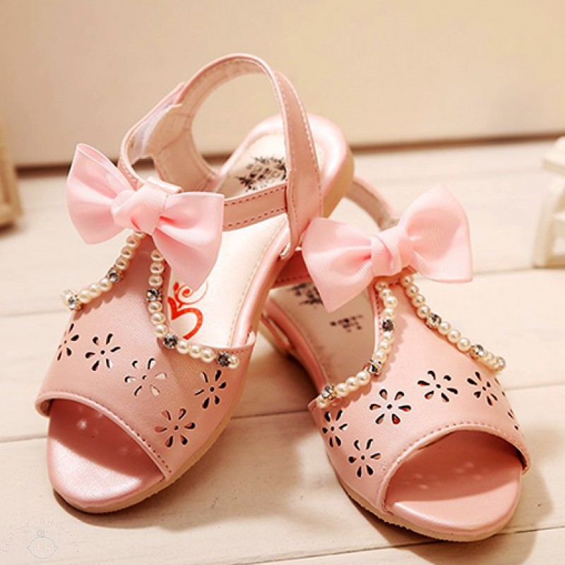 pearls_bow_pink_cute_sandal