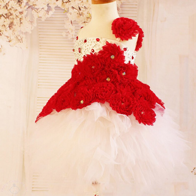 red_3d_carnation_love_party_dress