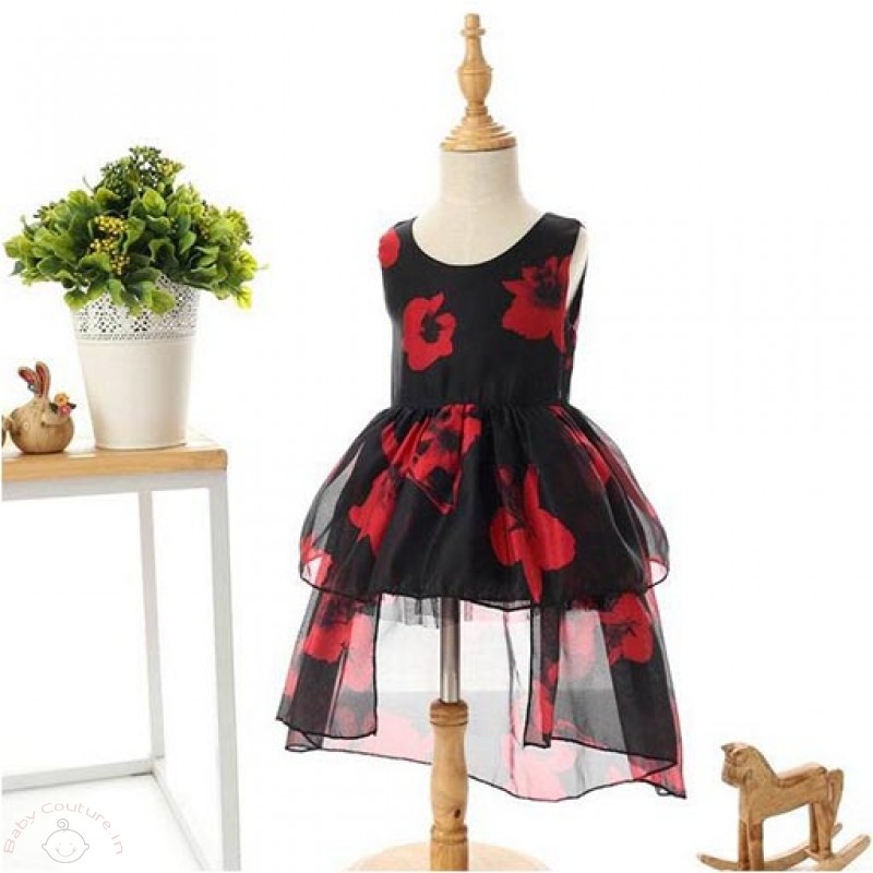 red_black_beauty_tulip_high_low_dress