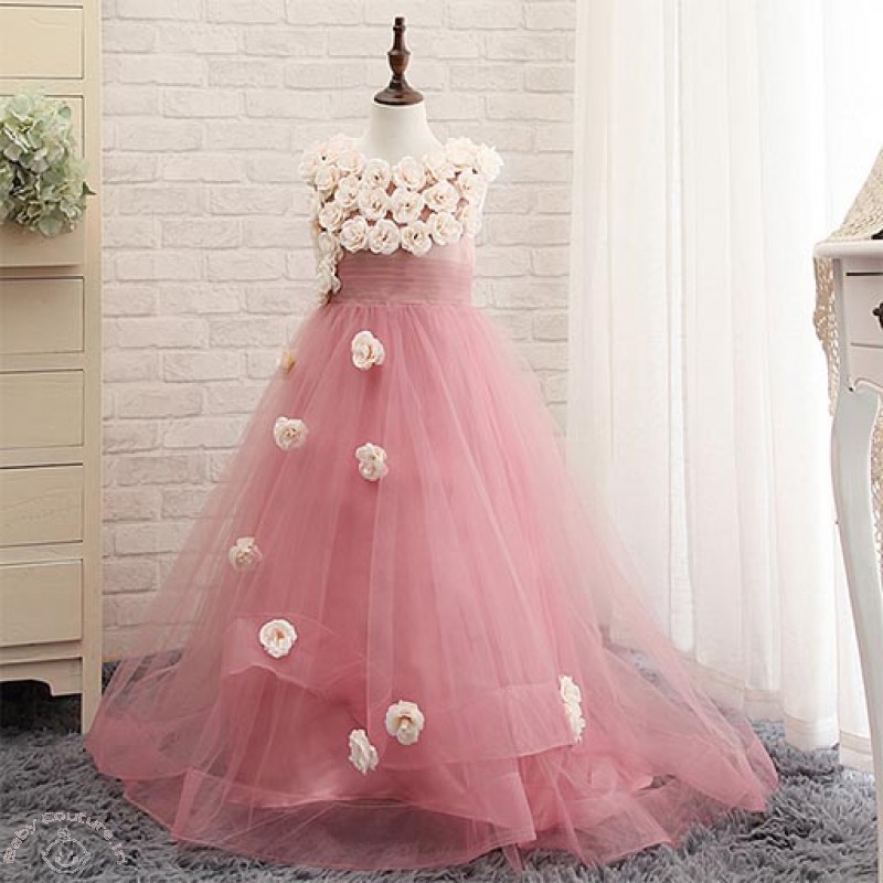 3d_love_english_style_pink_party_gown