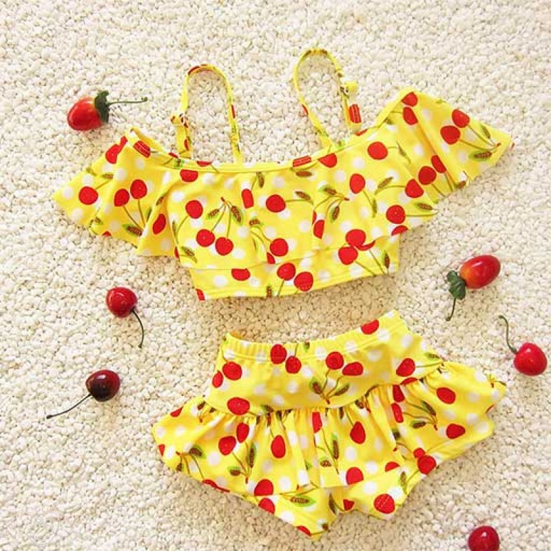 bright-yellow-cherries-kids-swimwear