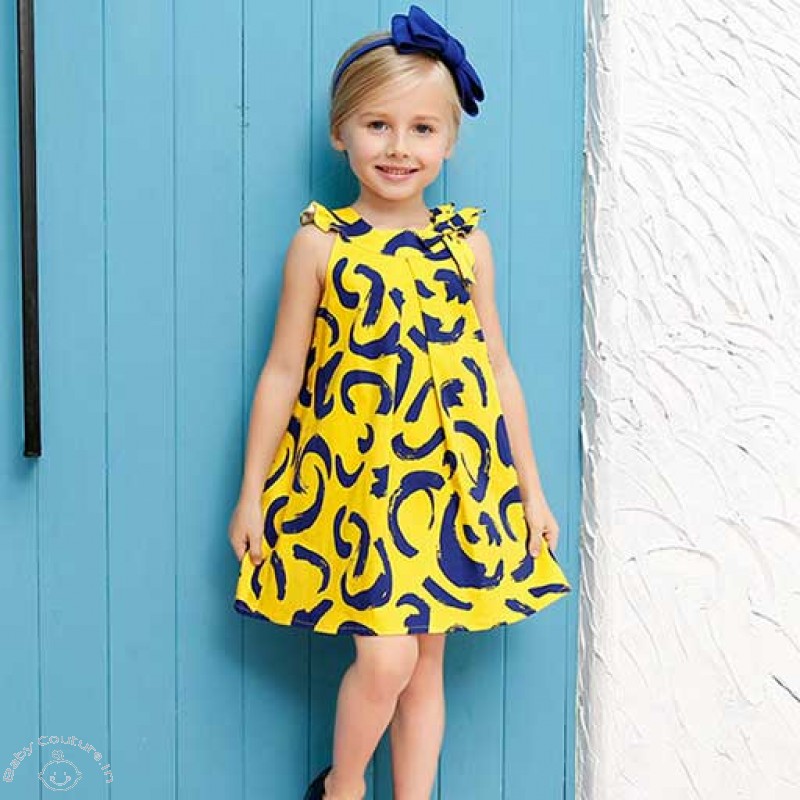 elegant-summers-yellow-blue-kids-dress