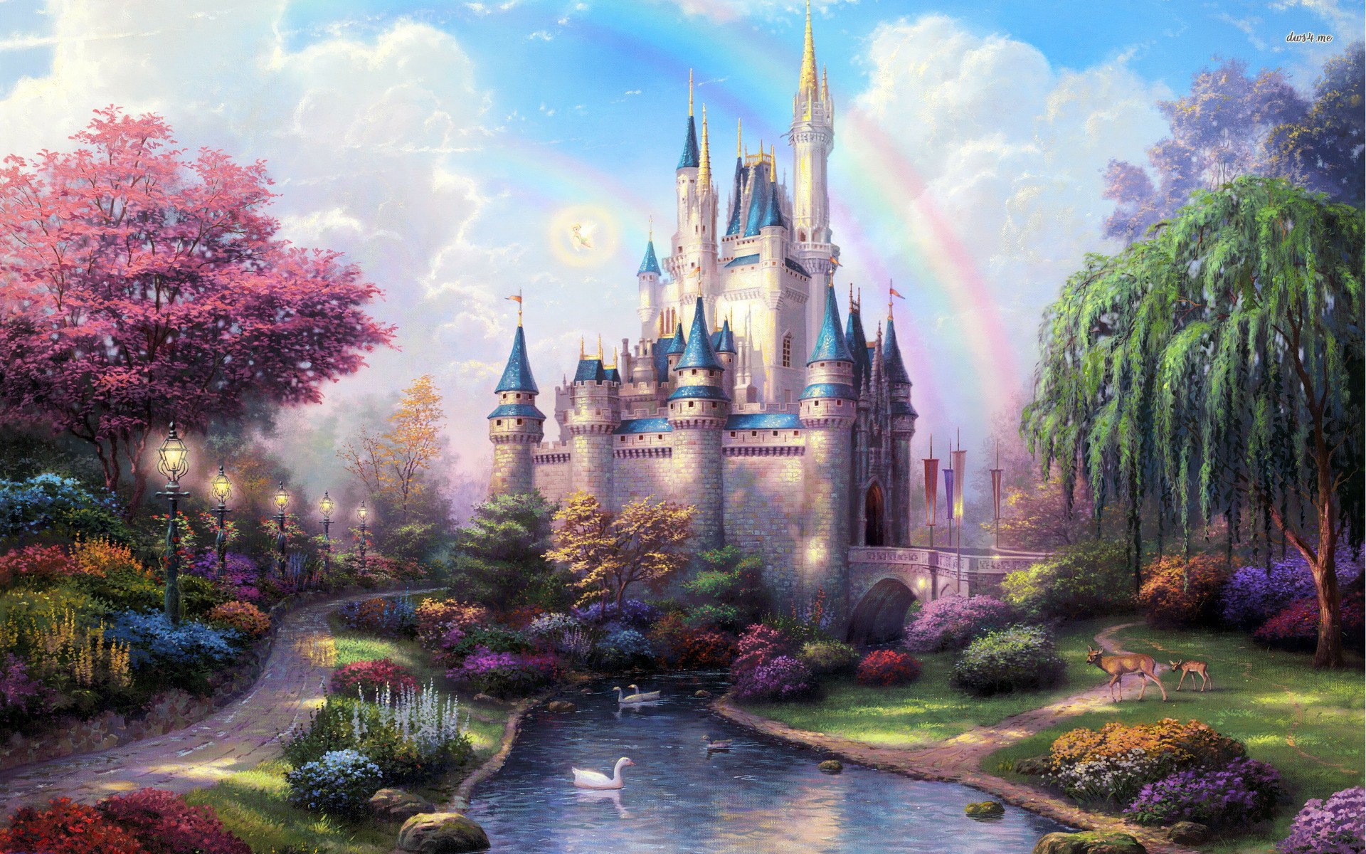 fairytale castle art