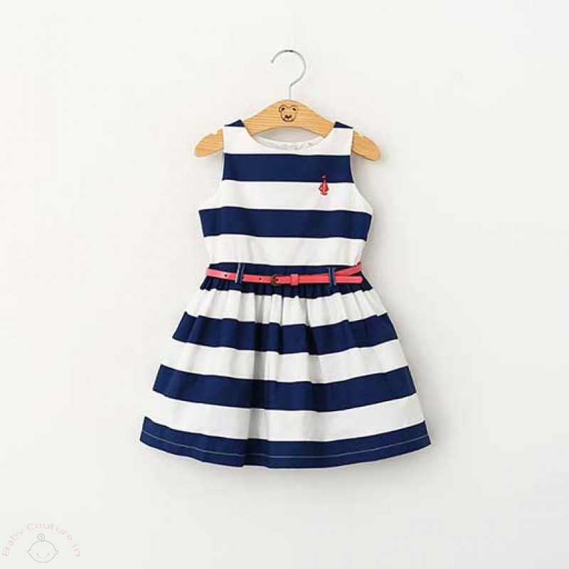 nautical-blue-stripes-summer-dress