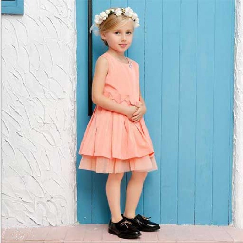 elegant-peach-grace-summer-kids-dress4