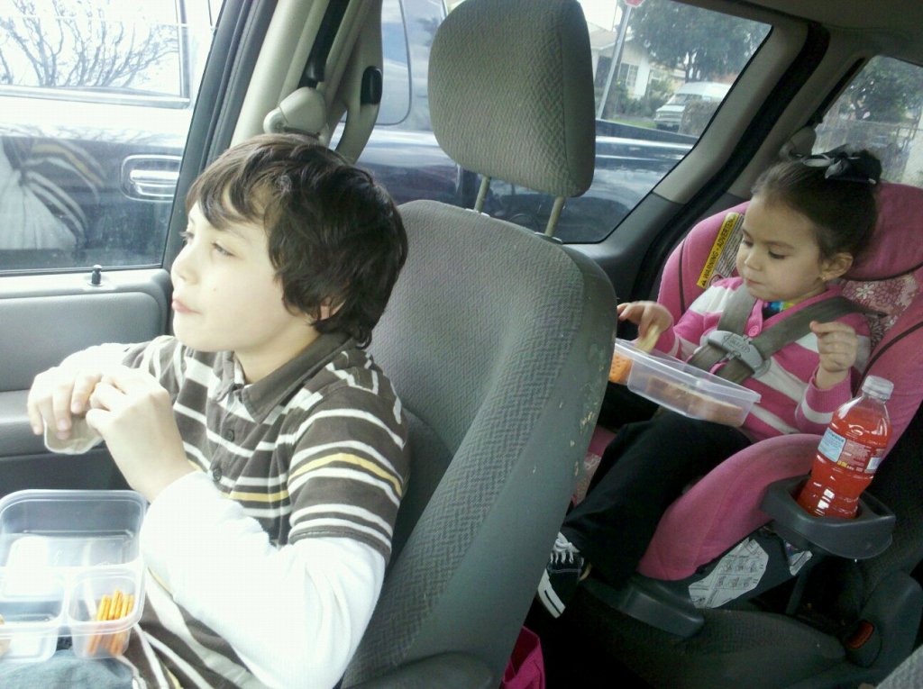 Eating-In-Car