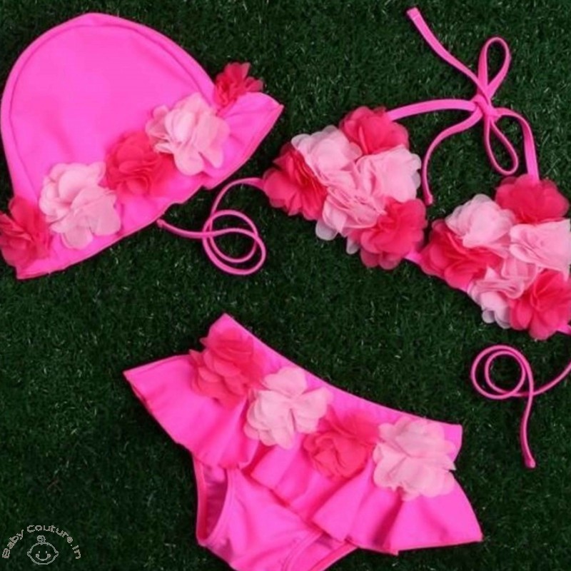 hot-pink-3d-flowers-kids-bikini-set