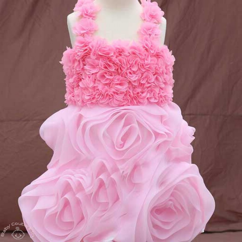 lovely-pink-rose-3d-kids-party-dress4