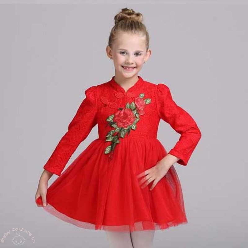 red-lace-mesh-embroidered-kids-dress1