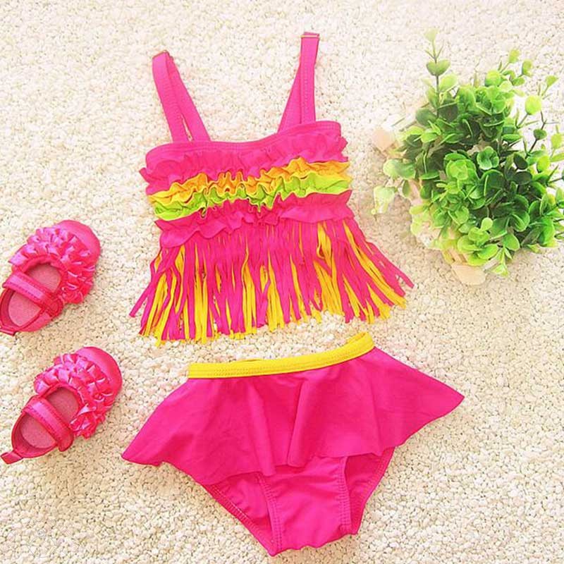 hottest-pink-tassels-funky-kids-bikini-set