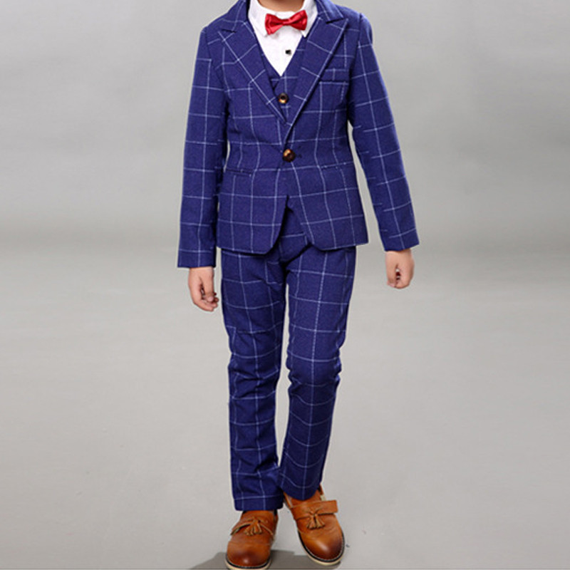 electric-blue-style-checkered-4-pc-boys-suit-set