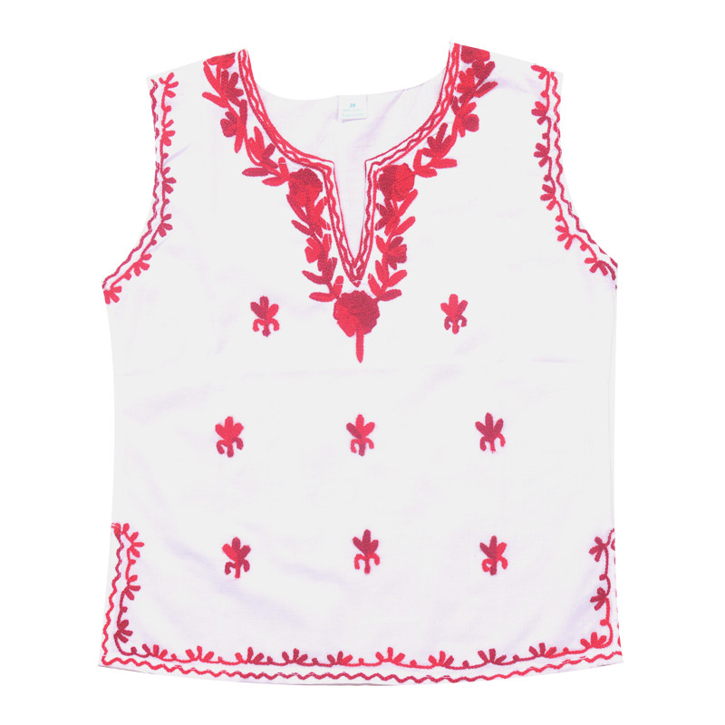 swankyme_red_white_embroidered_kurti1