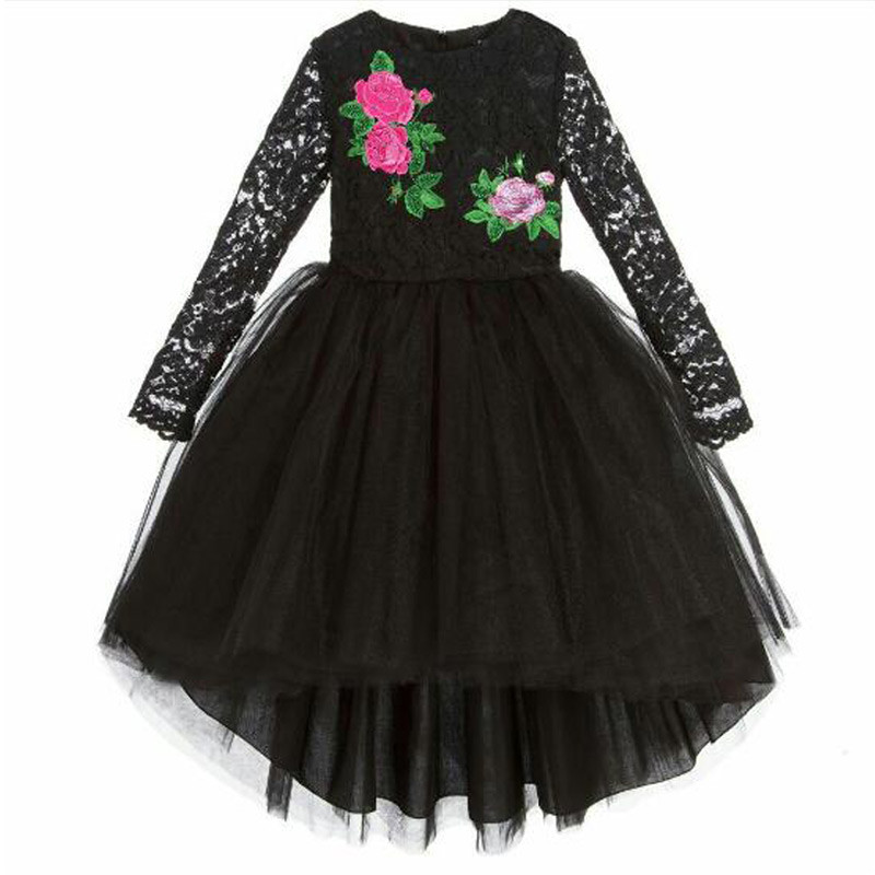 lovely_black_lace_high_low_kids_party_dress2