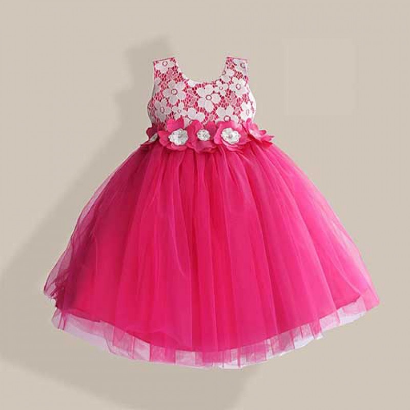 power-puff-pink-kids-party-dress
