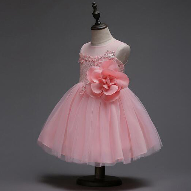 pink_lace_flower_kids_party_frock