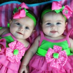 Dressing up the tiny twins with grace and eloquence