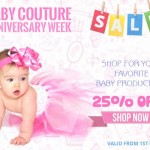 Flat 25% Off To Celebrate BabyCouture’s 2nd Anniversary