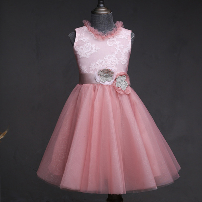 shimmery-blush-pink-kids-party-dress