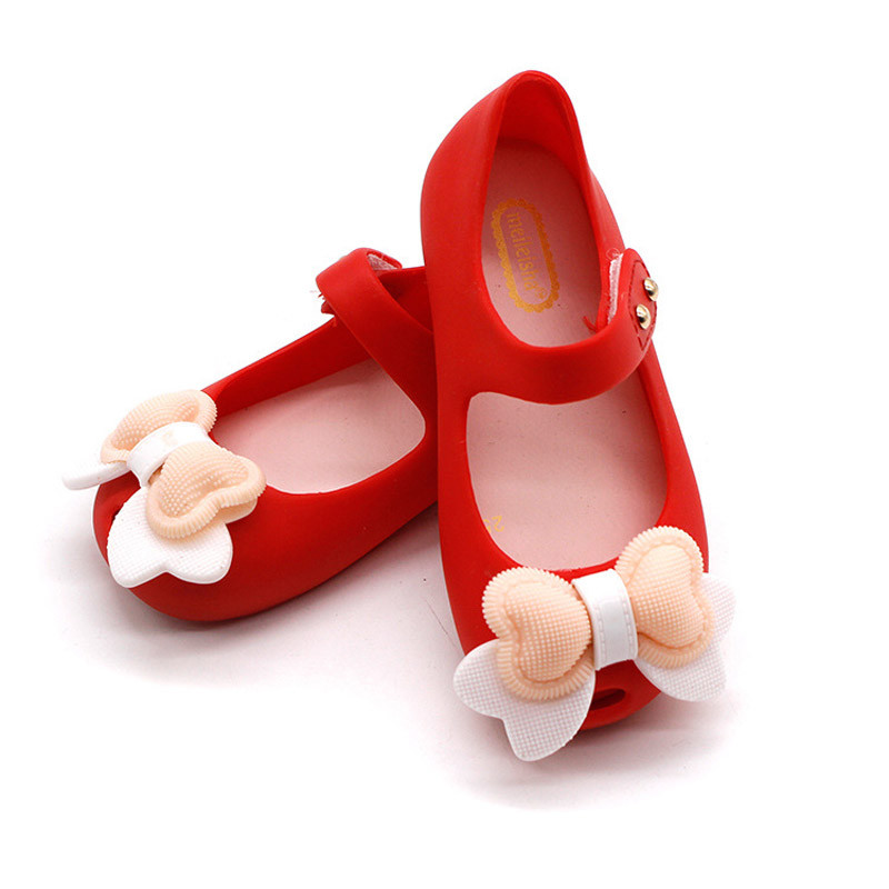 infant girl red sandals