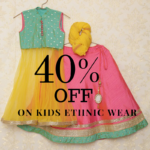 Get Up To 40% Off on Traditional & Ethnic Wear for Kids