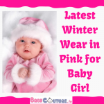Latest Winter Wear in Pink for Baby Girl at BabyCouture