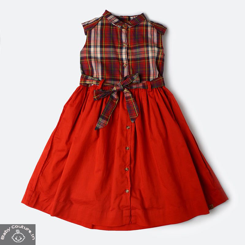 little kids red dresses