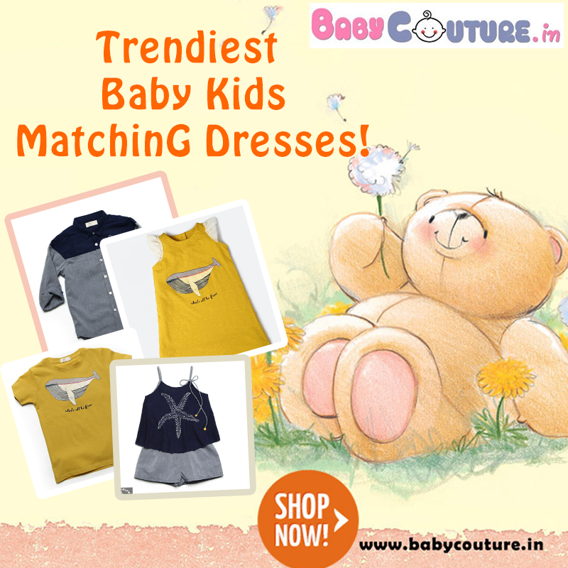 Trendiest Baby Kids Matching Dresses!