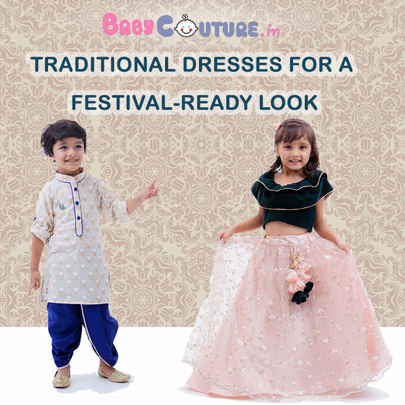 9 Beautiful Traditional Dresses to Give Your Kids a Festive Look