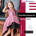 8 One Piece Party-wear Dresses for Baby Girls