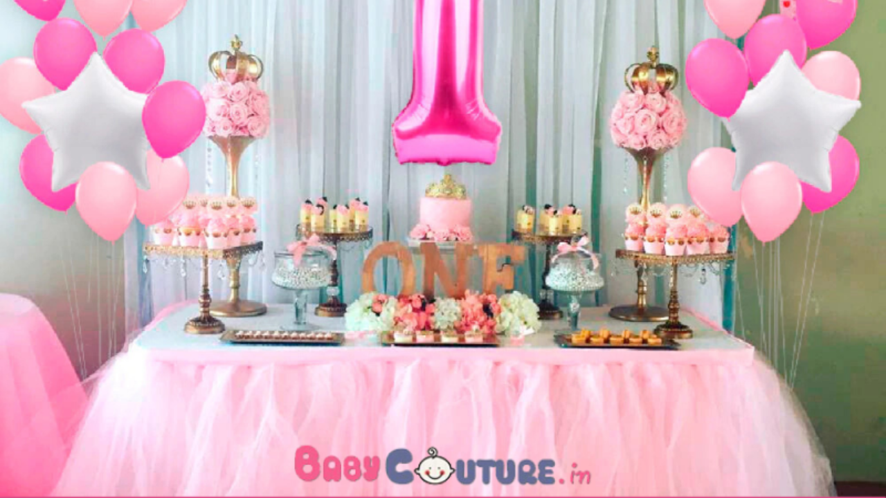 17 First Birthday Party Themes for Baby Girl - Baby Couture India