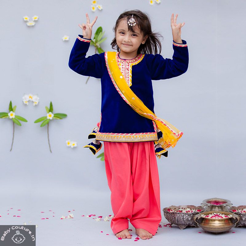 11 Latest Punjabi Outfit Trends for your Kids - Baby Couture India