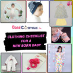 Clothing Checklist for a New Born Baby