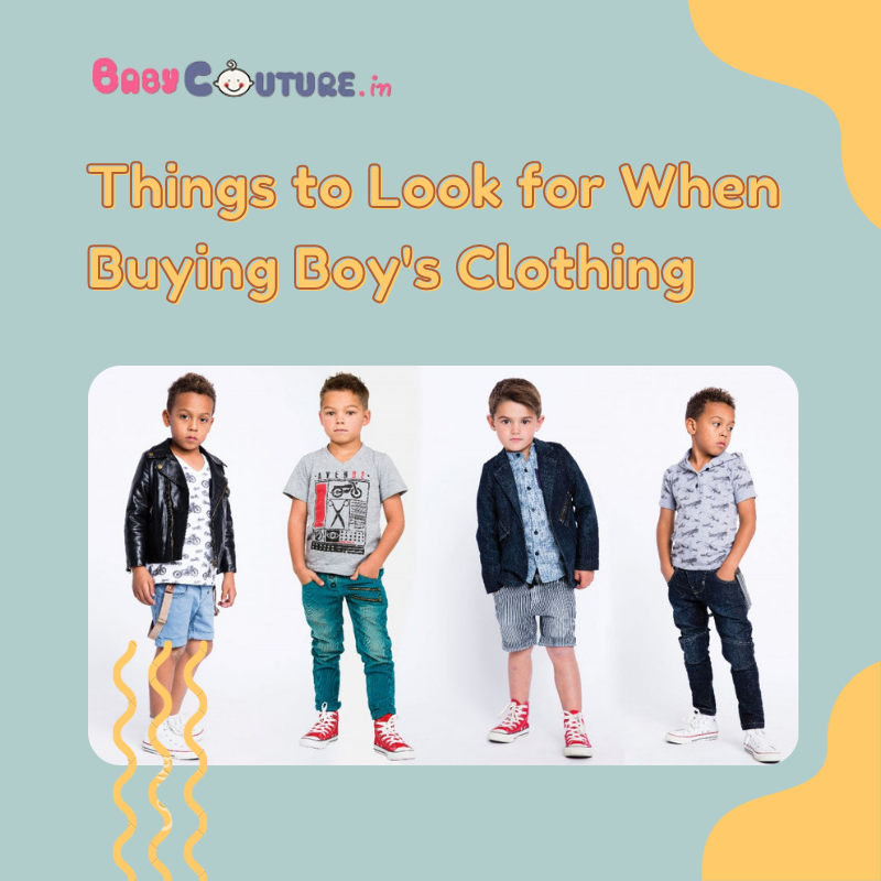 Things to Look for When Buying Boy's Clothing