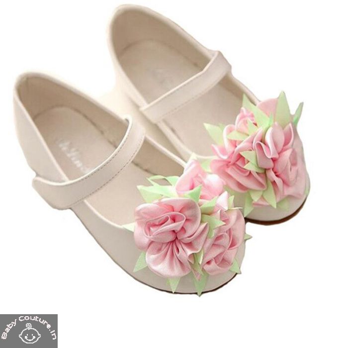 pink flower sandals