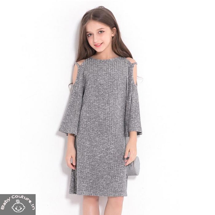 cold shoulder dress for kids